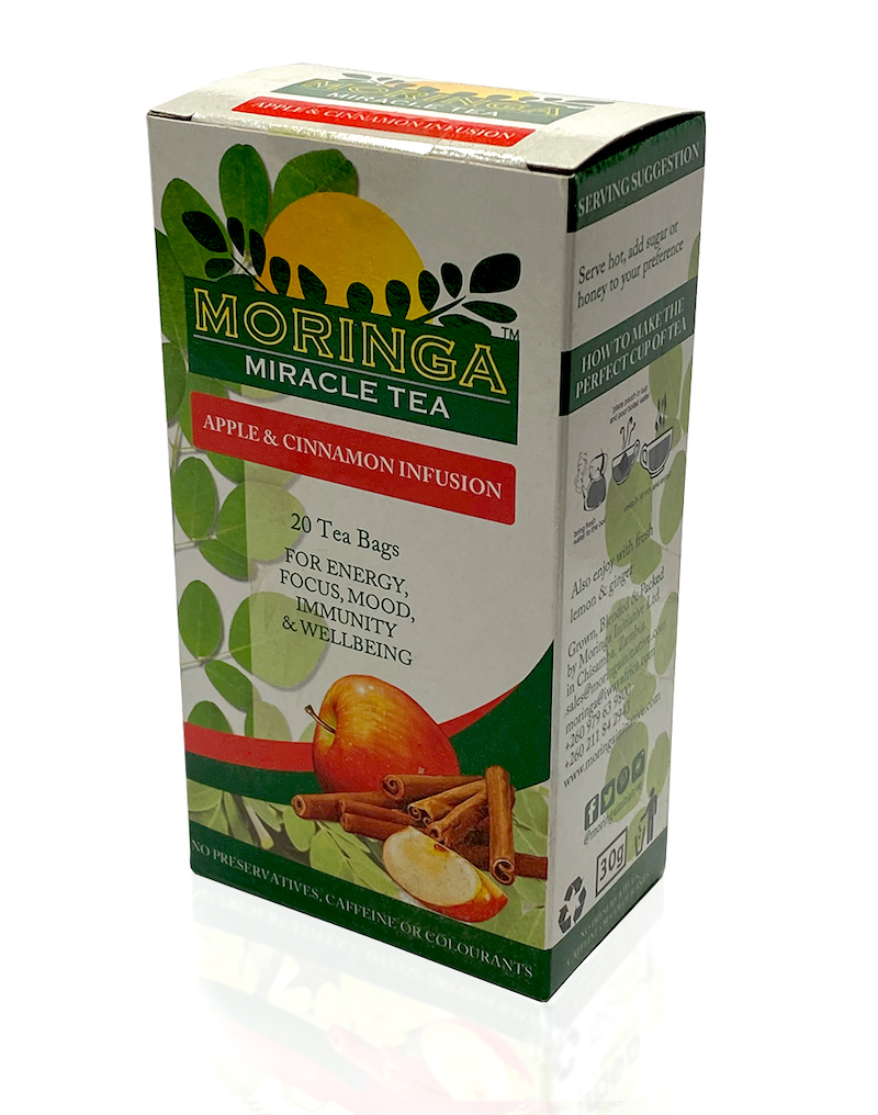 herbata moringa jabłko i cynamon